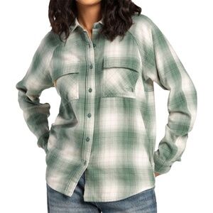 The North Face Set Up Camp Sage Flannel Button-down NWOT